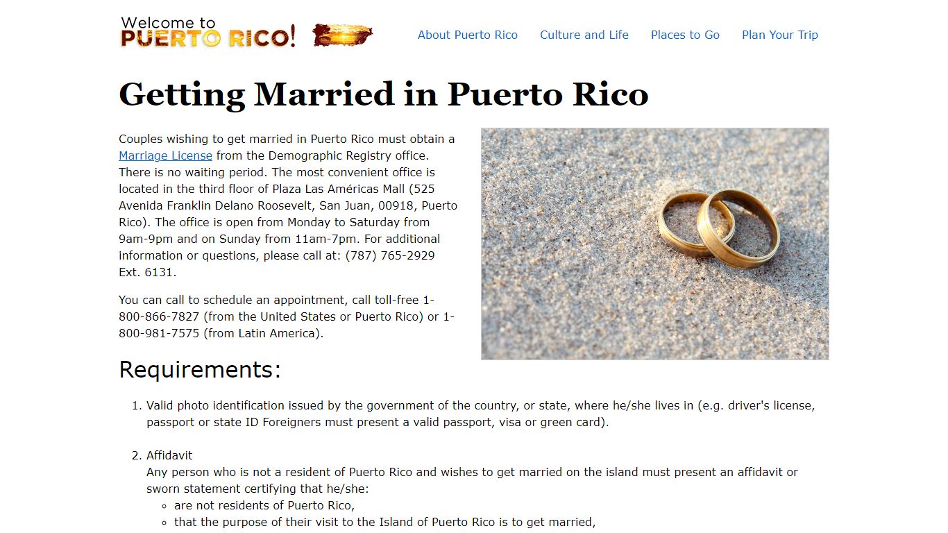 Getting Married in Puerto Rico